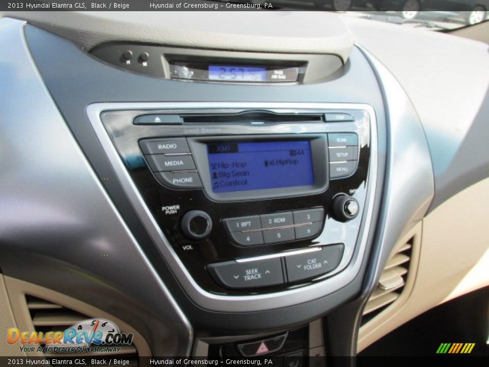 2013 Hyundai Elantra GLS Black / Beige Photo #10