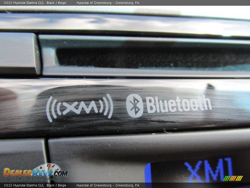 2013 Hyundai Elantra GLS Black / Beige Photo #11