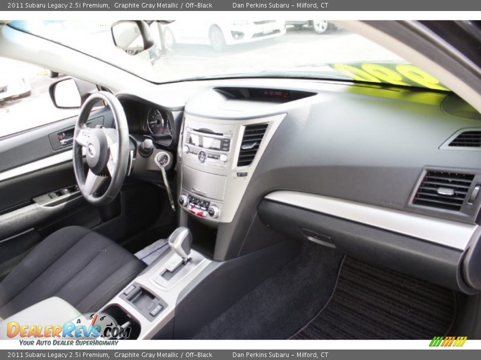 2011 Subaru Legacy 2.5i Premium Graphite Gray Metallic / Off-Black Photo #9
