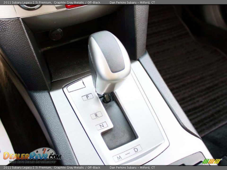 2011 Subaru Legacy 2.5i Premium Graphite Gray Metallic / Off-Black Photo #12