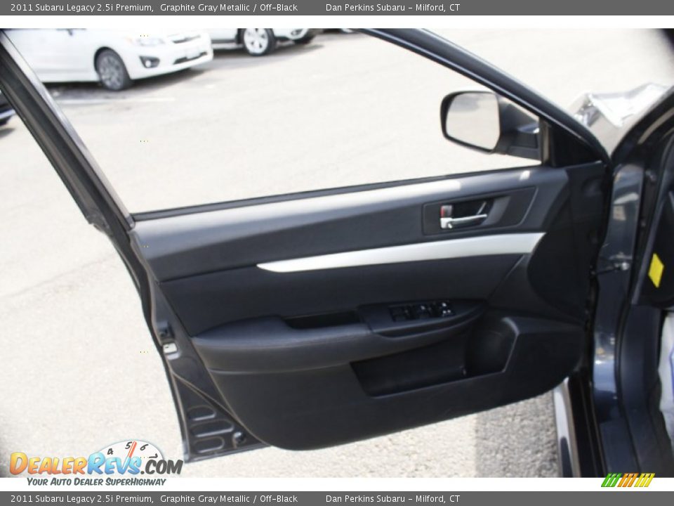 2011 Subaru Legacy 2.5i Premium Graphite Gray Metallic / Off-Black Photo #17