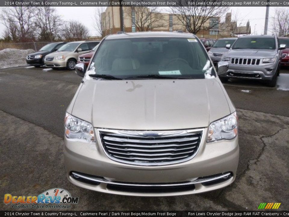 2014 Chrysler Town & Country Touring-L Cashmere Pearl / Dark Frost Beige/Medium Frost Beige Photo #3