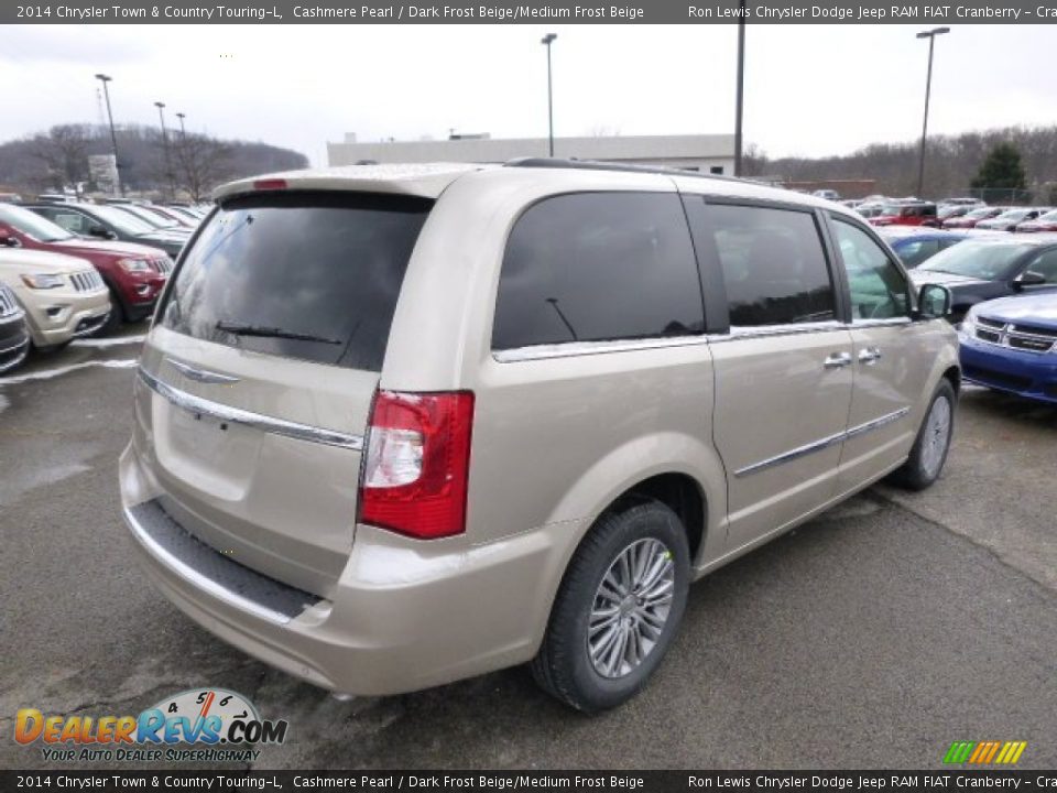 2014 Chrysler Town & Country Touring-L Cashmere Pearl / Dark Frost Beige/Medium Frost Beige Photo #6