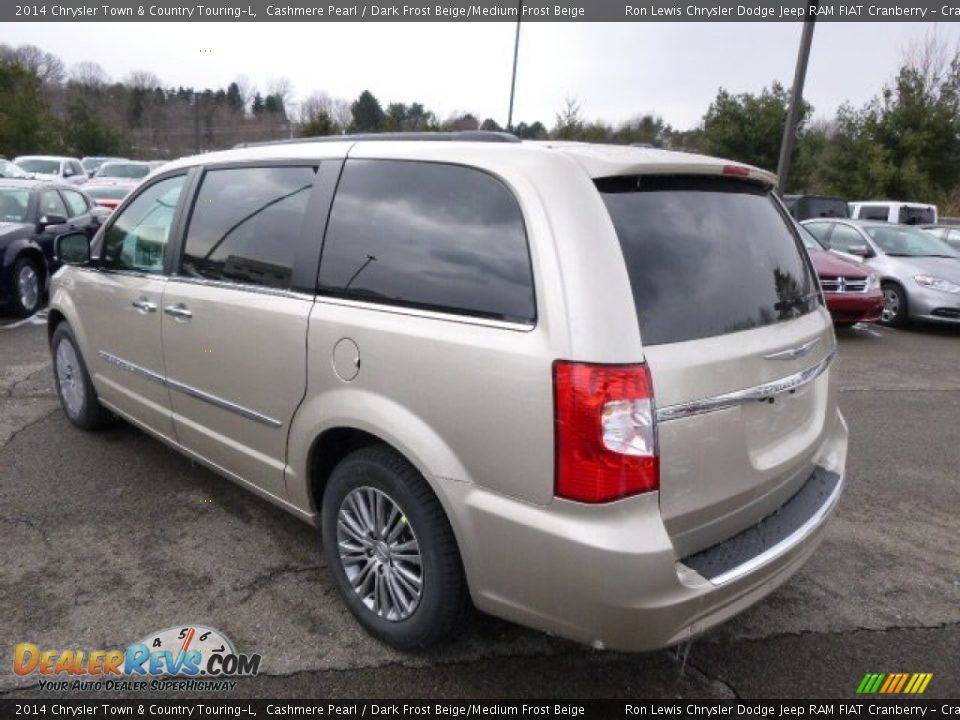 2014 Chrysler Town & Country Touring-L Cashmere Pearl / Dark Frost Beige/Medium Frost Beige Photo #8