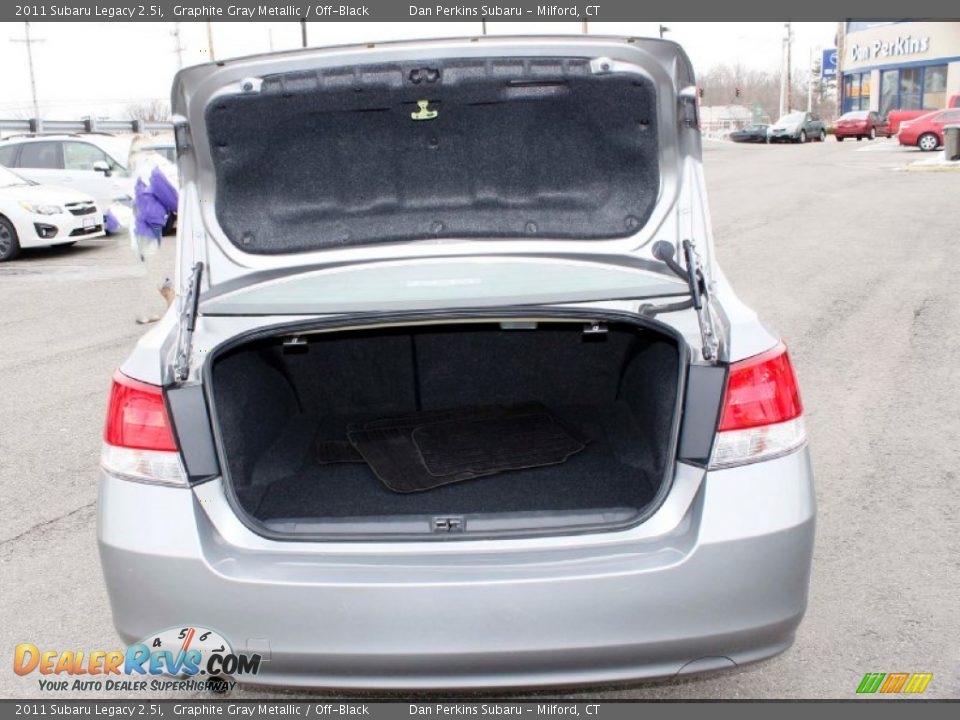 2011 Subaru Legacy 2.5i Graphite Gray Metallic / Off-Black Photo #8
