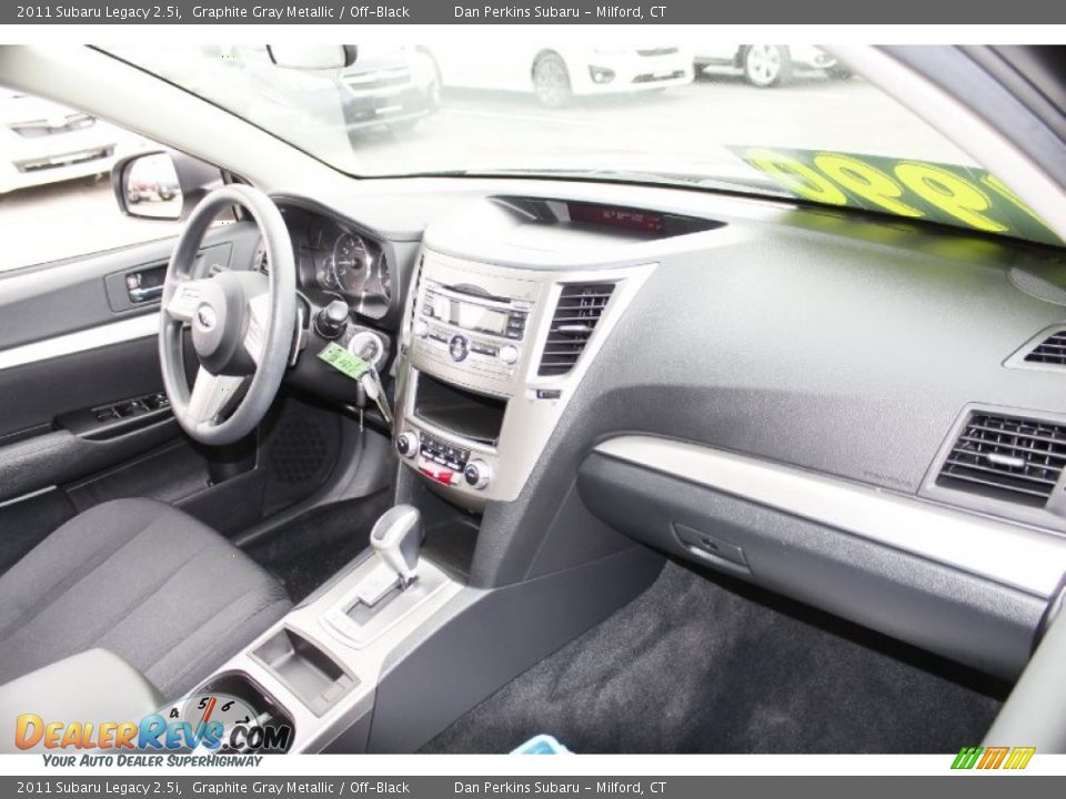 2011 Subaru Legacy 2.5i Graphite Gray Metallic / Off-Black Photo #9