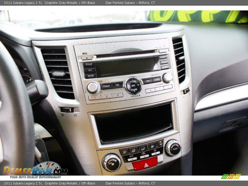 2011 Subaru Legacy 2.5i Graphite Gray Metallic / Off-Black Photo #12