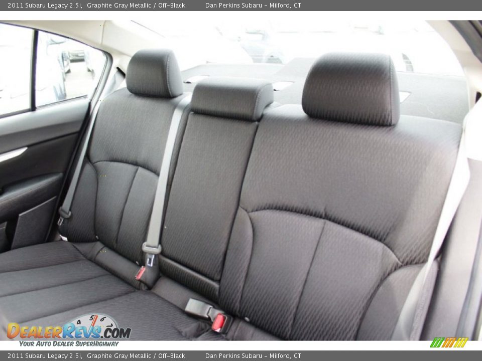 2011 Subaru Legacy 2.5i Graphite Gray Metallic / Off-Black Photo #13