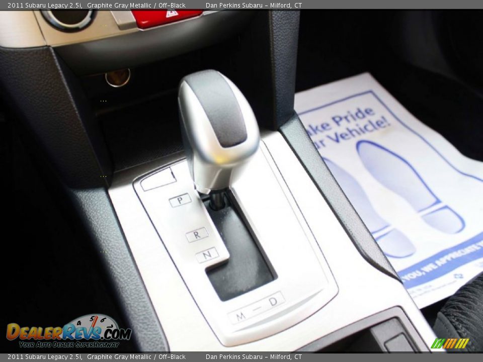 2011 Subaru Legacy 2.5i Graphite Gray Metallic / Off-Black Photo #15