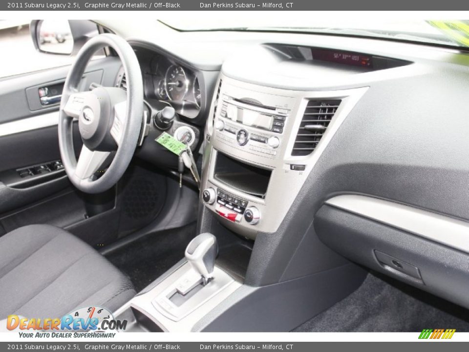 2011 Subaru Legacy 2.5i Graphite Gray Metallic / Off-Black Photo #16