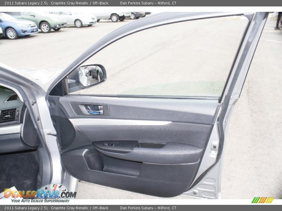 2011 Subaru Legacy 2.5i Graphite Gray Metallic / Off-Black Photo #17