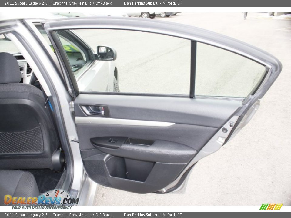 2011 Subaru Legacy 2.5i Graphite Gray Metallic / Off-Black Photo #18
