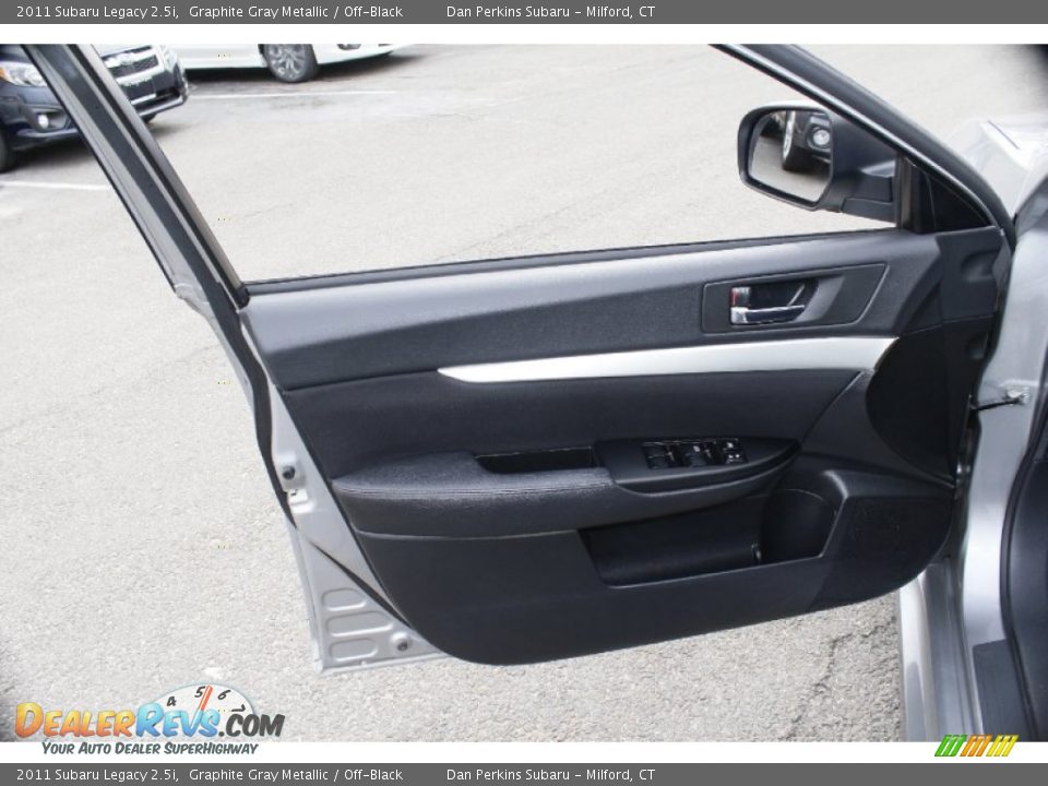 2011 Subaru Legacy 2.5i Graphite Gray Metallic / Off-Black Photo #19