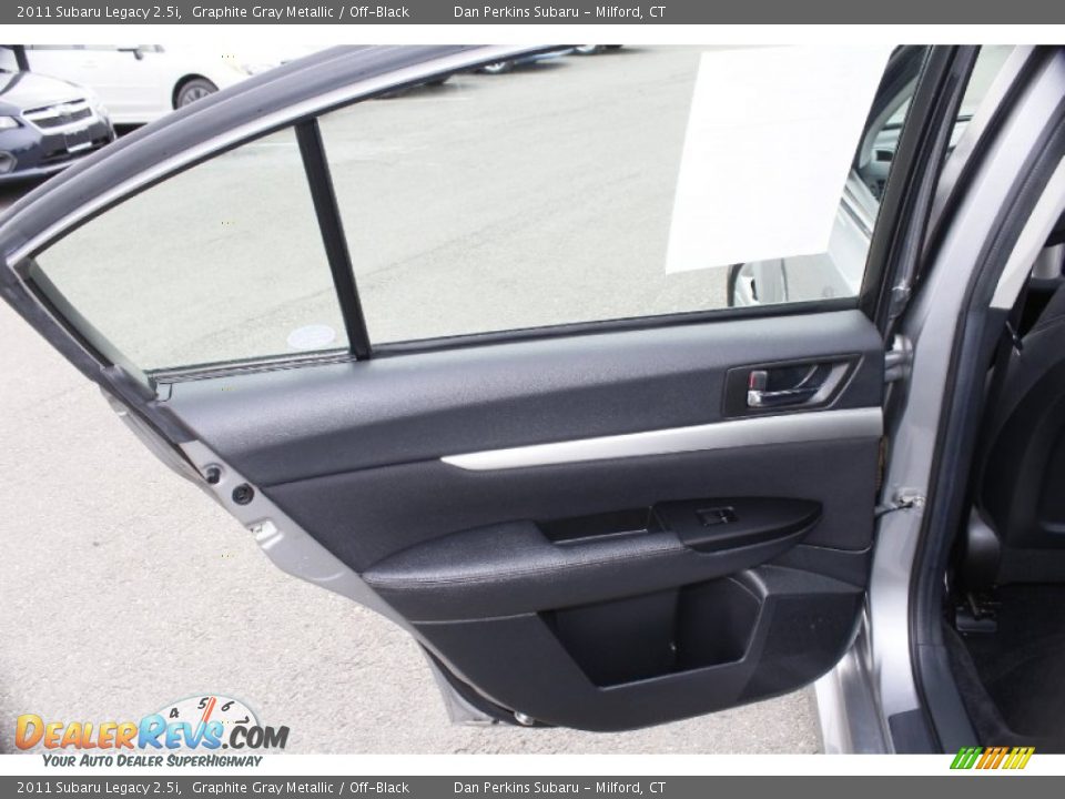 2011 Subaru Legacy 2.5i Graphite Gray Metallic / Off-Black Photo #20