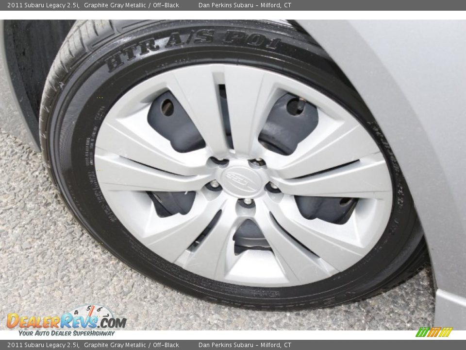 2011 Subaru Legacy 2.5i Graphite Gray Metallic / Off-Black Photo #22