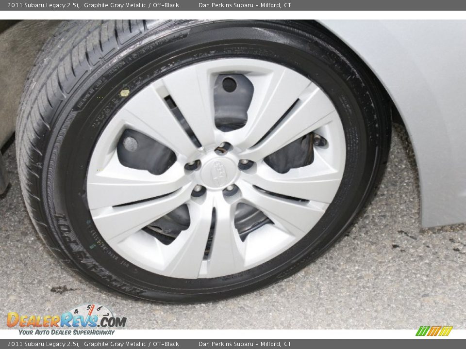 2011 Subaru Legacy 2.5i Graphite Gray Metallic / Off-Black Photo #23