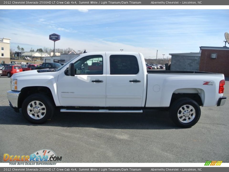 2012 Chevrolet Silverado 2500HD LT Crew Cab 4x4 Summit White / Light Titanium/Dark Titanium Photo #3