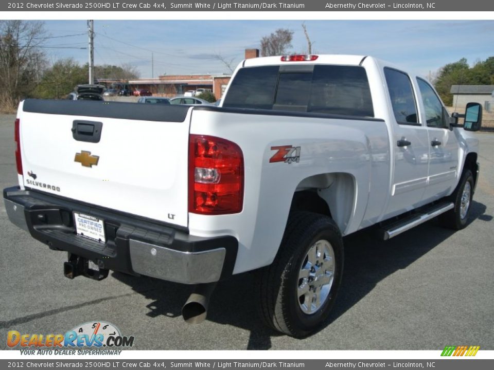 2012 Chevrolet Silverado 2500HD LT Crew Cab 4x4 Summit White / Light Titanium/Dark Titanium Photo #5