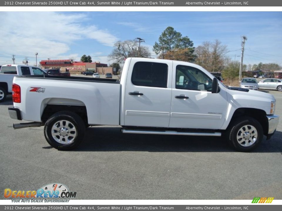 2012 Chevrolet Silverado 2500HD LT Crew Cab 4x4 Summit White / Light Titanium/Dark Titanium Photo #6
