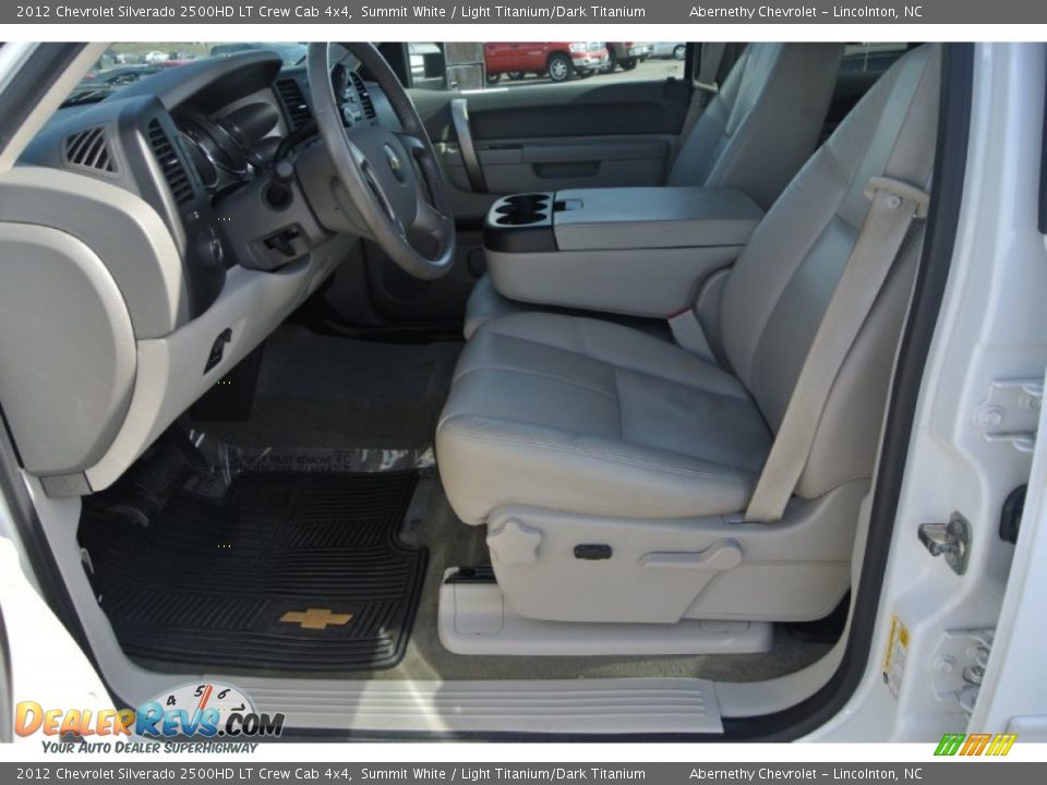 2012 Chevrolet Silverado 2500HD LT Crew Cab 4x4 Summit White / Light Titanium/Dark Titanium Photo #8