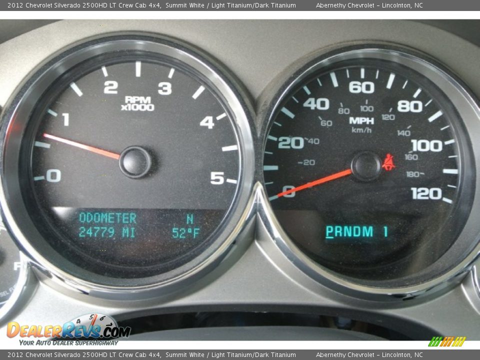 2012 Chevrolet Silverado 2500HD LT Crew Cab 4x4 Summit White / Light Titanium/Dark Titanium Photo #15