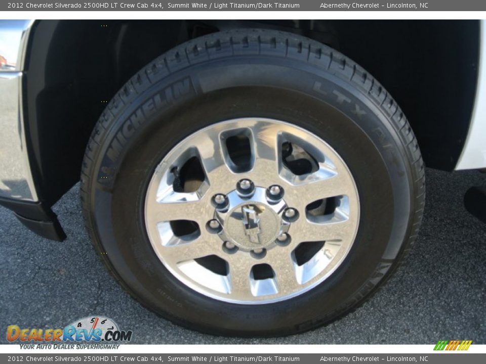 2012 Chevrolet Silverado 2500HD LT Crew Cab 4x4 Summit White / Light Titanium/Dark Titanium Photo #22