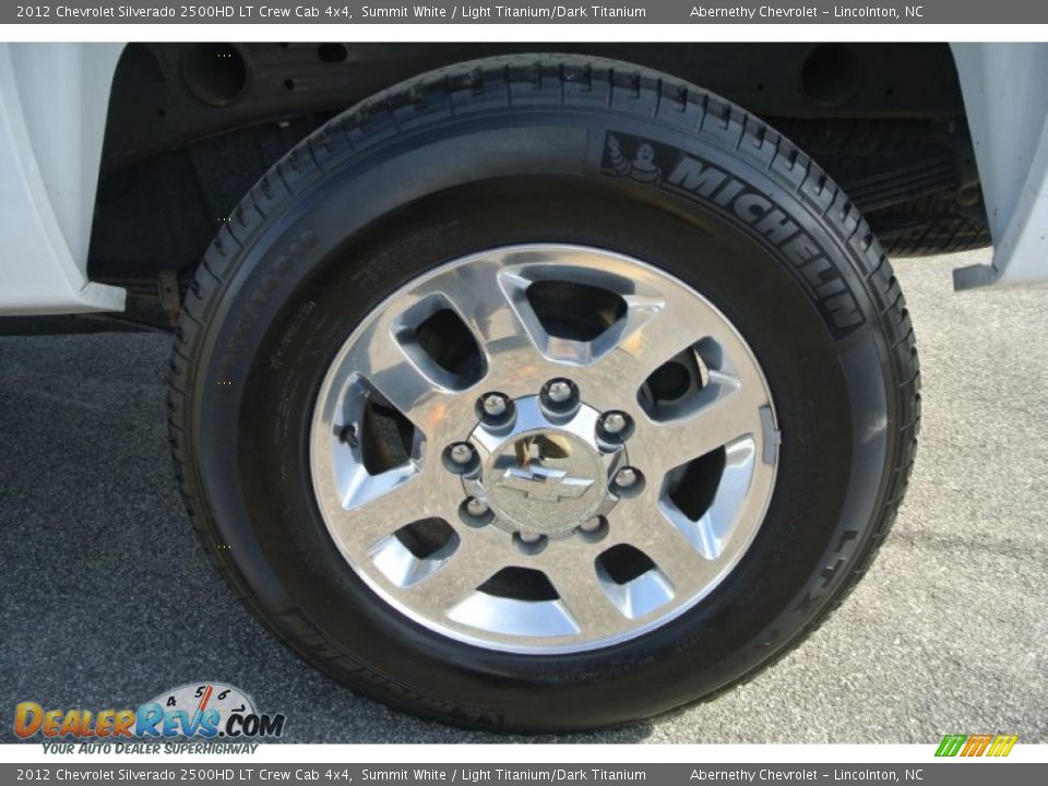 2012 Chevrolet Silverado 2500HD LT Crew Cab 4x4 Summit White / Light Titanium/Dark Titanium Photo #23