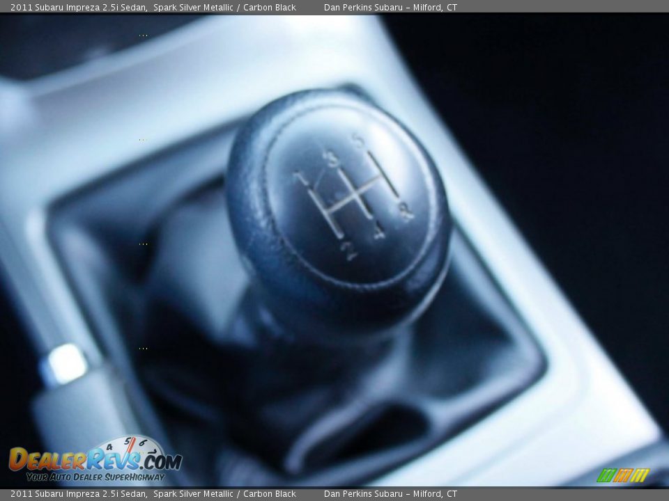 2011 Subaru Impreza 2.5i Sedan Spark Silver Metallic / Carbon Black Photo #12