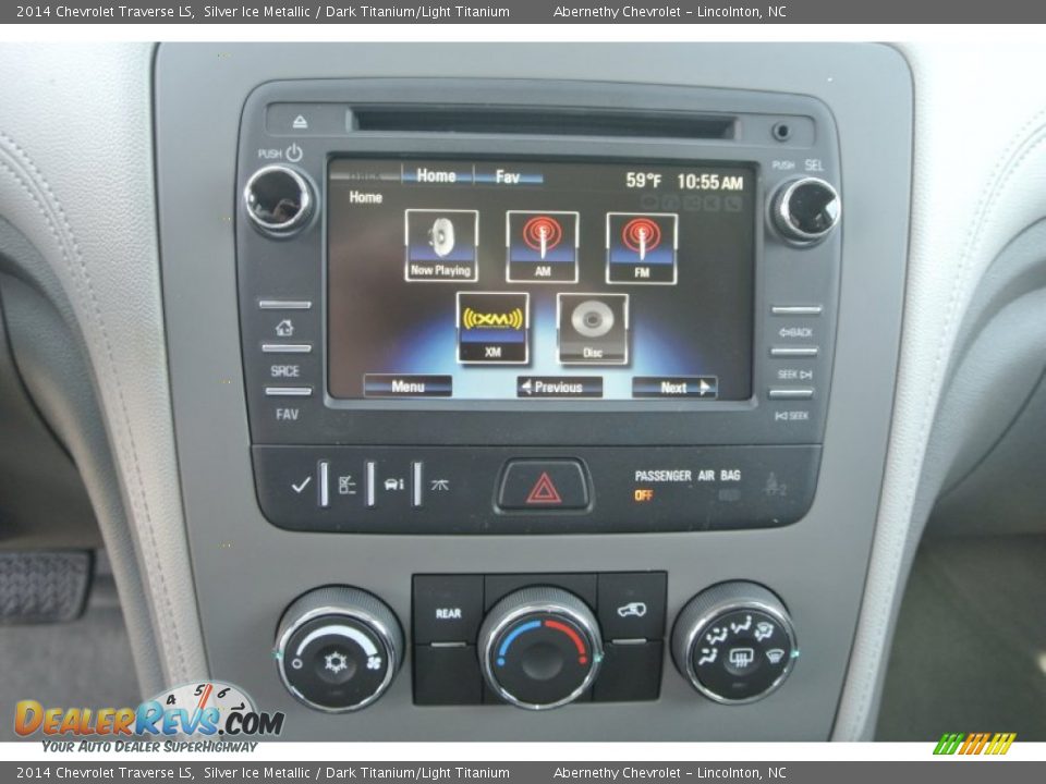 2014 Chevrolet Traverse LS Silver Ice Metallic / Dark Titanium/Light Titanium Photo #10