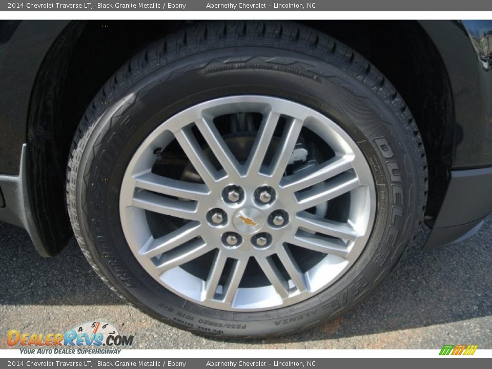 2014 Chevrolet Traverse LT Black Granite Metallic / Ebony Photo #20