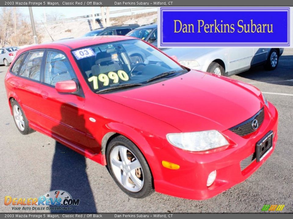 2003 Mazda Protege 5 Wagon Classic Red / Off Black Photo #1