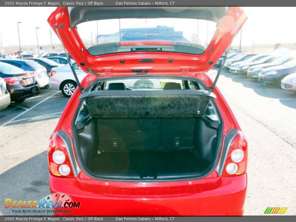 2003 Mazda Protege 5 Wagon Classic Red / Off Black Photo #8