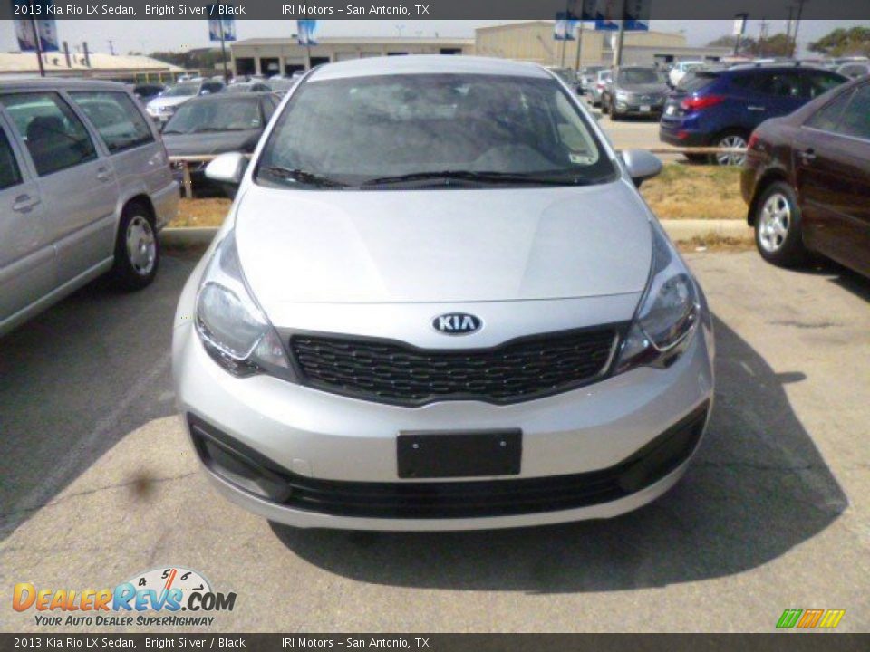 2013 Kia Rio LX Sedan Bright Silver / Black Photo #2