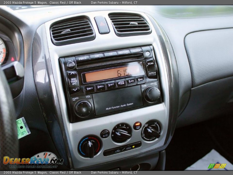 2003 Mazda Protege 5 Wagon Classic Red / Off Black Photo #13