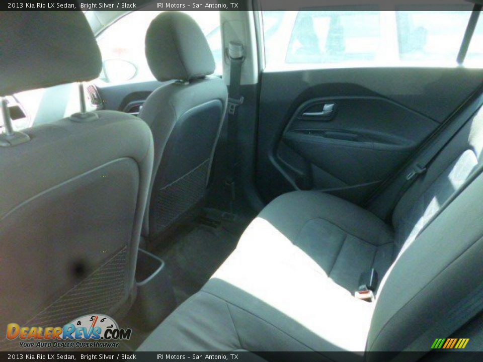 2013 Kia Rio LX Sedan Bright Silver / Black Photo #7
