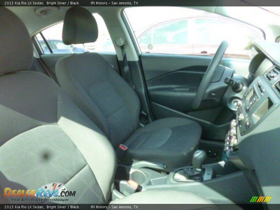 2013 Kia Rio LX Sedan Bright Silver / Black Photo #8