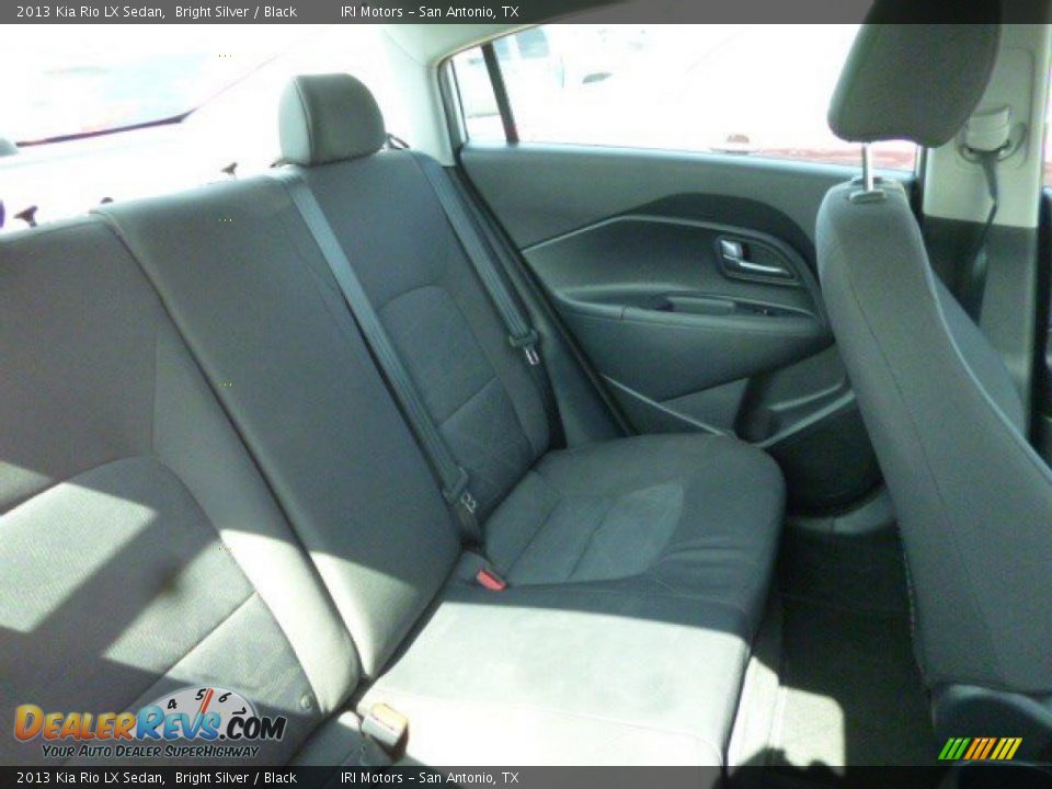 2013 Kia Rio LX Sedan Bright Silver / Black Photo #9