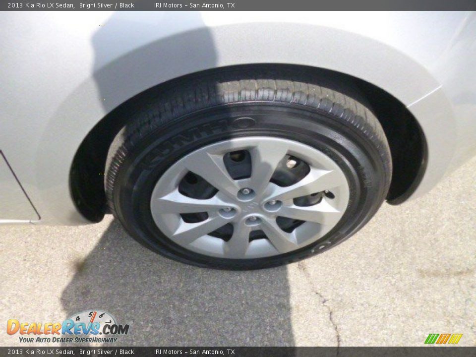 2013 Kia Rio LX Sedan Bright Silver / Black Photo #10