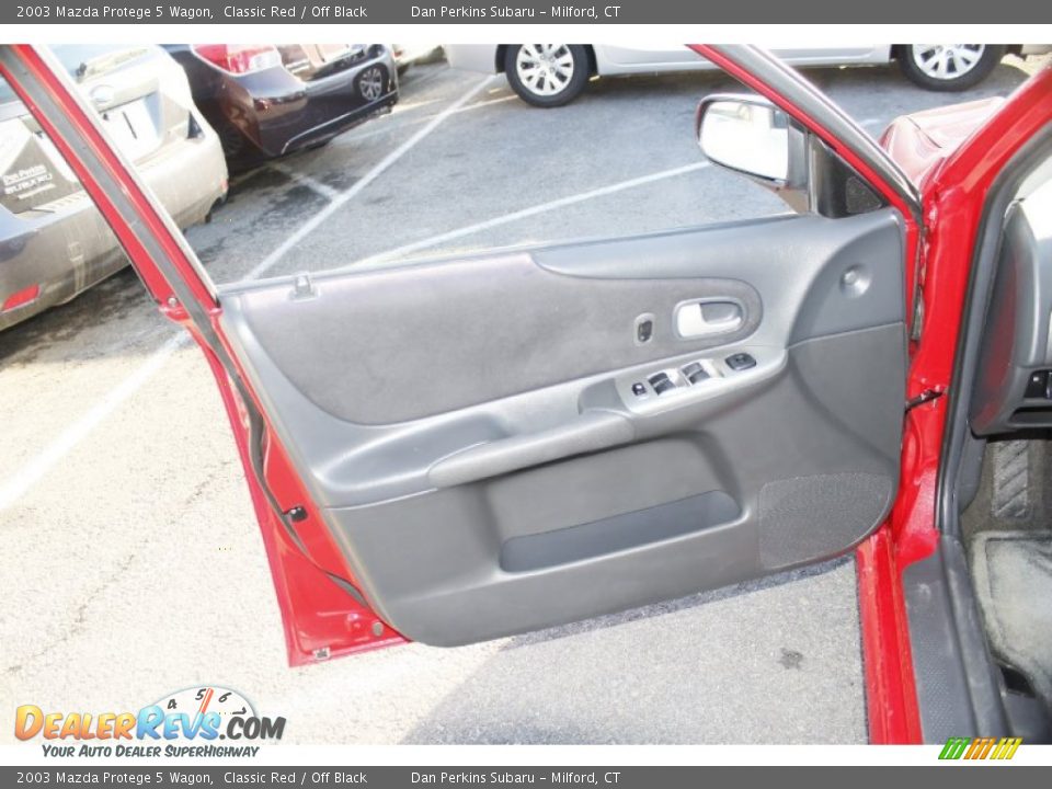 2003 Mazda Protege 5 Wagon Classic Red / Off Black Photo #18