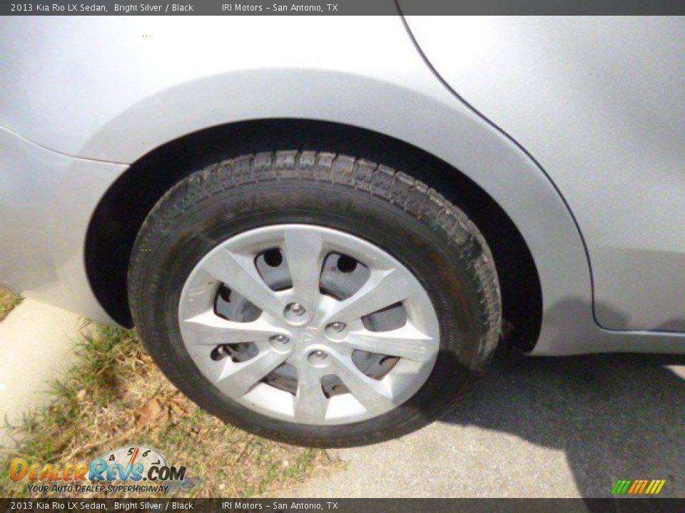 2013 Kia Rio LX Sedan Bright Silver / Black Photo #11