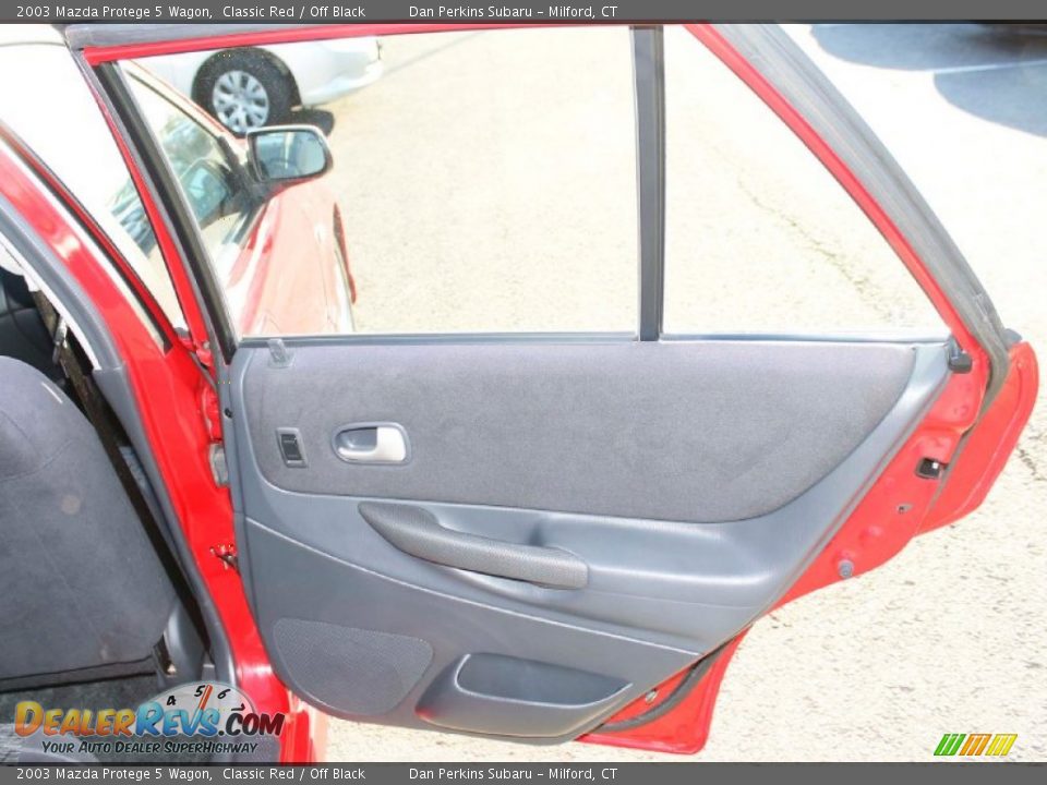 2003 Mazda Protege 5 Wagon Classic Red / Off Black Photo #20