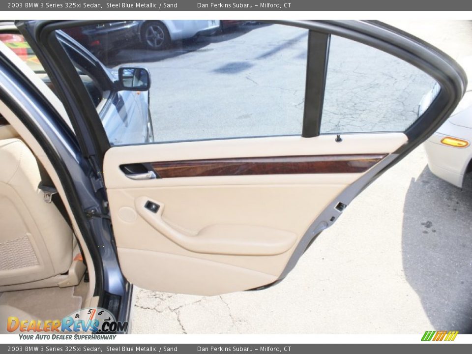 2003 BMW 3 Series 325xi Sedan Steel Blue Metallic / Sand Photo #19