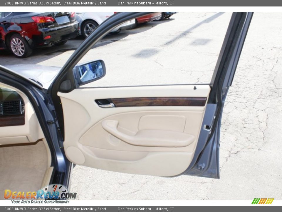 2003 BMW 3 Series 325xi Sedan Steel Blue Metallic / Sand Photo #20