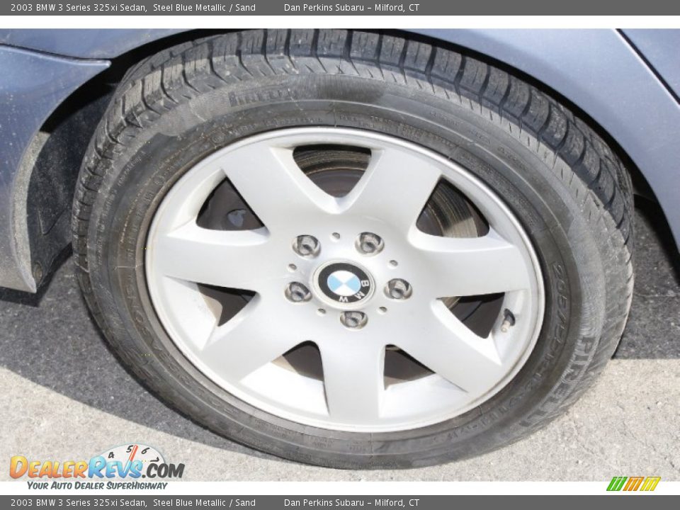 2003 BMW 3 Series 325xi Sedan Steel Blue Metallic / Sand Photo #22