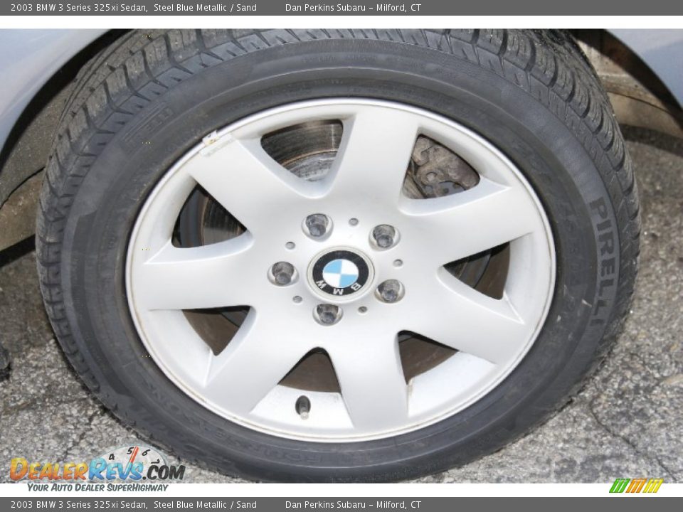 2003 BMW 3 Series 325xi Sedan Steel Blue Metallic / Sand Photo #23