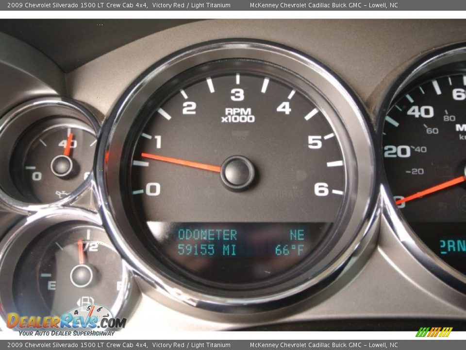 2009 Chevrolet Silverado 1500 LT Crew Cab 4x4 Victory Red / Light Titanium Photo #12