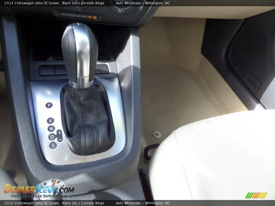 2013 Volkswagen Jetta SE Sedan Black Uni / Cornsilk Beige Photo #19