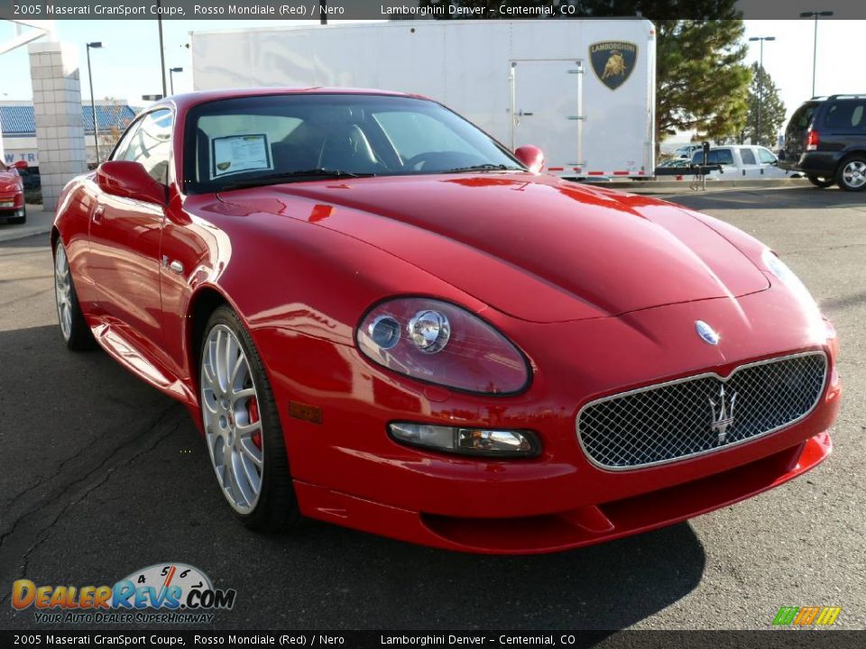 2005 Maserati GranSport Coupe Rosso Mondiale (Red) / Nero Photo #4