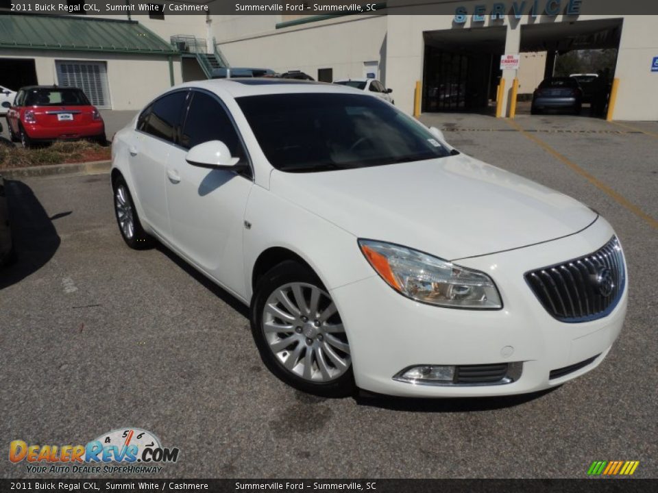 2011 Buick Regal CXL Summit White / Cashmere Photo #1