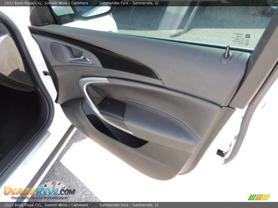 2011 Buick Regal CXL Summit White / Cashmere Photo #10